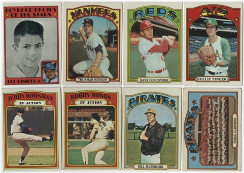 1972 Topps Baseball Partial Set (450/787)